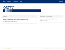 Tablet Screenshot of ortec.tcg-academy.nl