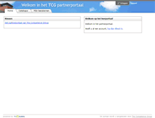 Tablet Screenshot of partner.tcg-academy.nl